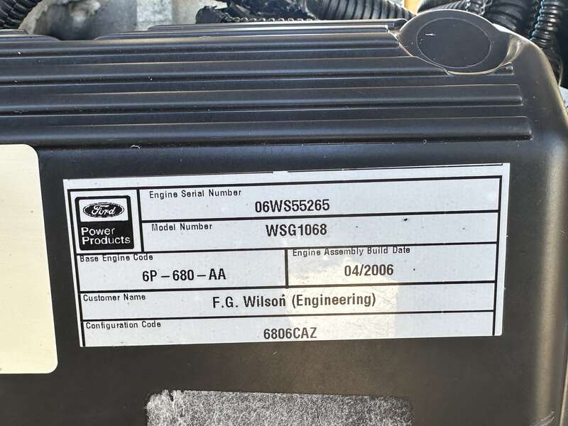 Used Caterpillar / Olympian G55F3S Natural Gas / Propane Generator, 1093 Hrs, Single Phase