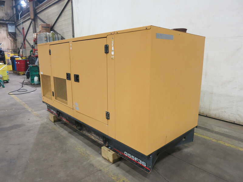 Used Caterpillar / Olympian G55F3S Natural Gas / Propane Generator, 1093 Hrs, Single Phase