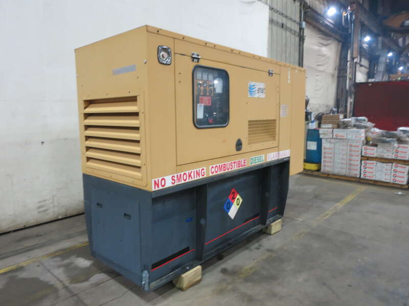 Used Caterpillar D60P4S Diesel Generator, 957 Hrs, Single Phase