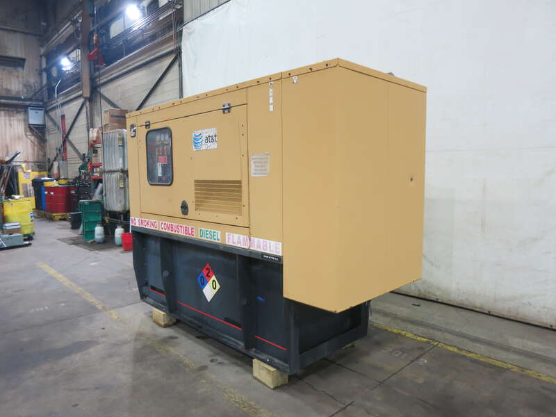 Used Caterpillar D60P4S Diesel Generator, 957 Hrs, Single Phase