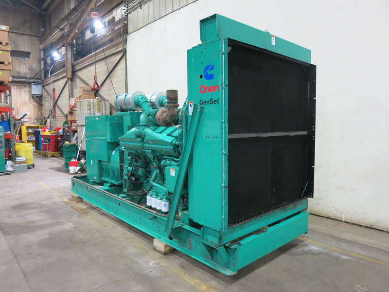 Used Cummins DFJD KTA38-G4 Diesel Generator, 1436 Hrs