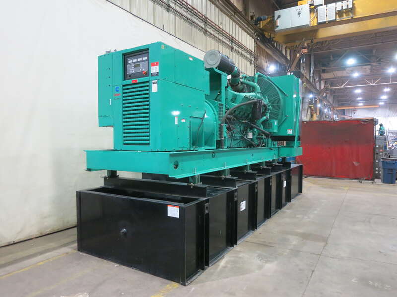 Used Cummins DFLC KTA50-G3 Diesel Generator, 827 Hrs