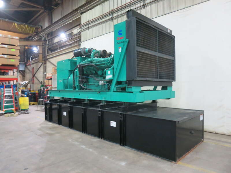 Used Cummins DFLC KTA50-G3 Diesel Generator, 827 Hrs