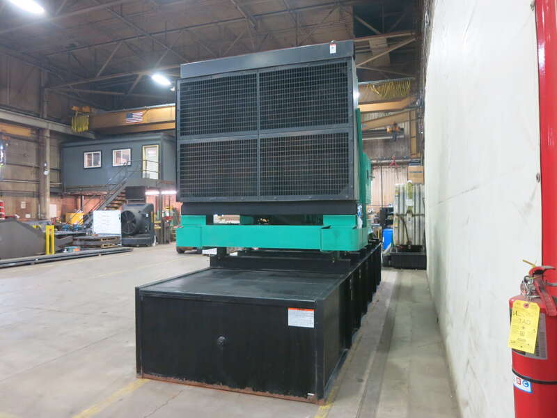 Used Cummins DFLC KTA50-G3 Diesel Generator, 827 Hrs