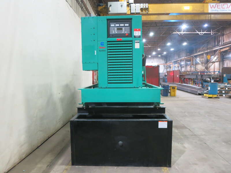 Used Cummins DFLC KTA50-G3 Diesel Generator, 827 Hrs