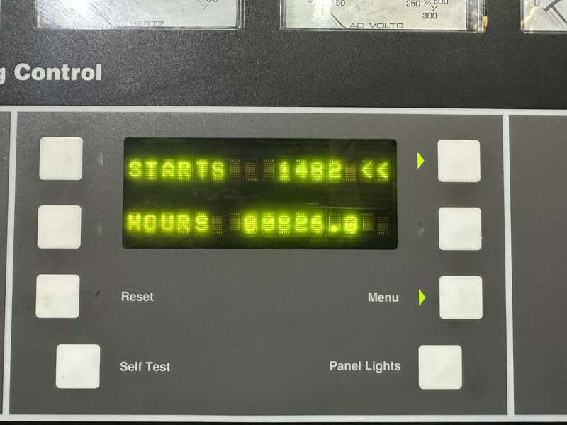 Used Cummins DFLC KTA50-G3 Diesel Generator, 827 Hrs