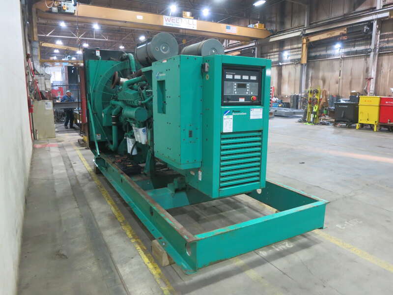 Used Cummins DFGB VTA28-G5 Diesel Generator, 278 Hrs