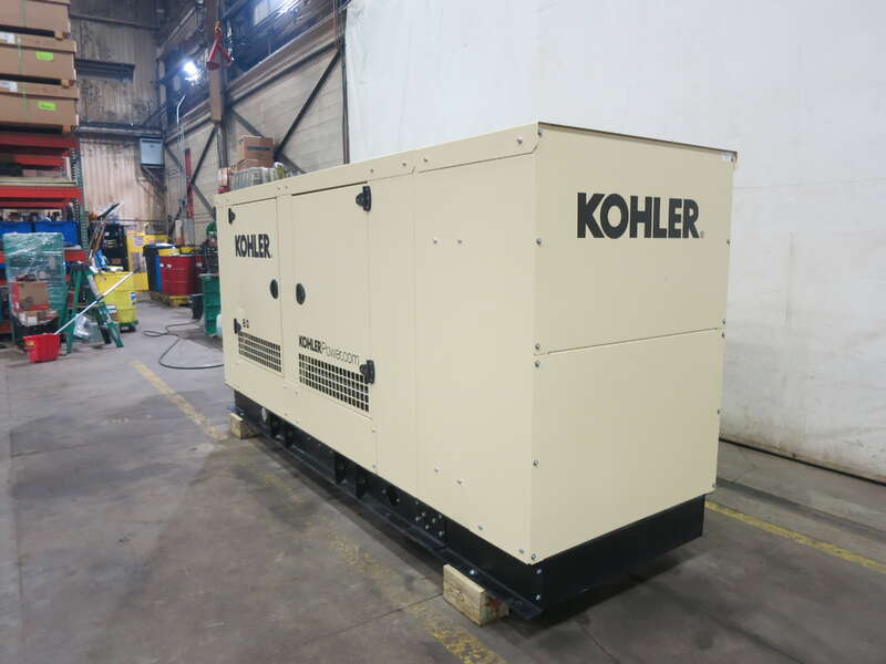 Used Kohler KG80 Natural Gas / Propane Generator, 83 Hrs, EPA Certified