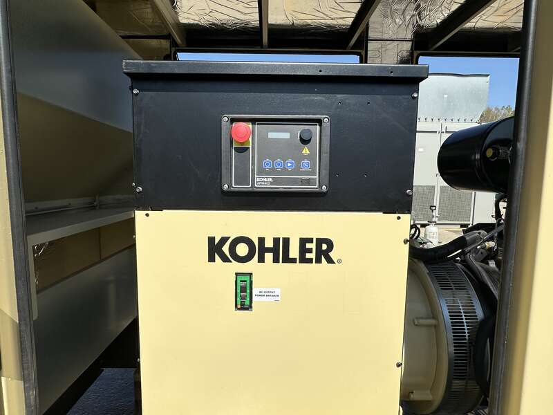 Used Kohler KG80 Natural Gas / Propane Generator, 83 Hrs, EPA Certified