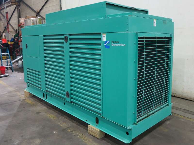 Used Cummins DFCE NTA855-G5 Diesel Generator, 562 Hrs