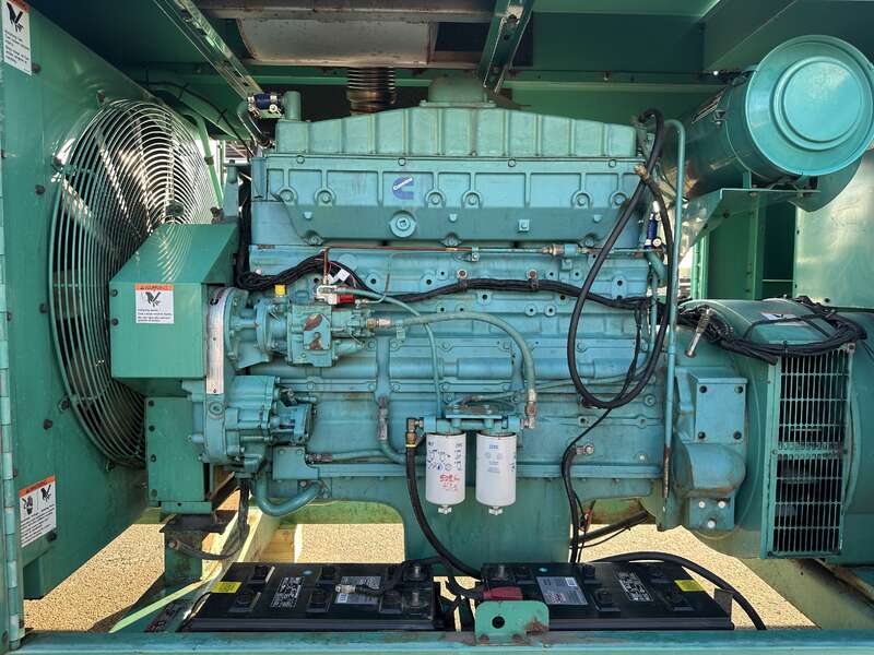 Used Cummins DFCE NTA855-G5 Diesel Generator, 562 Hrs