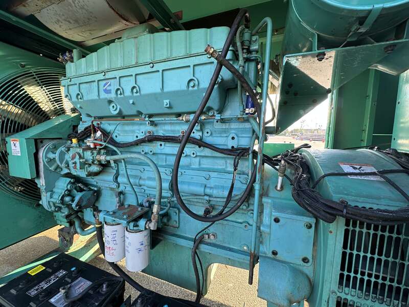 Used Cummins DFCE NTA855-G5 Diesel Generator, 562 Hrs