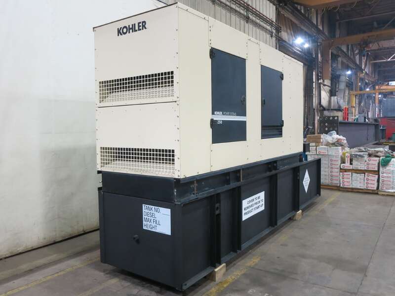 Used Kohler 250REOZJE Diesel Generator, 252 Hrs, EPA Tier 3