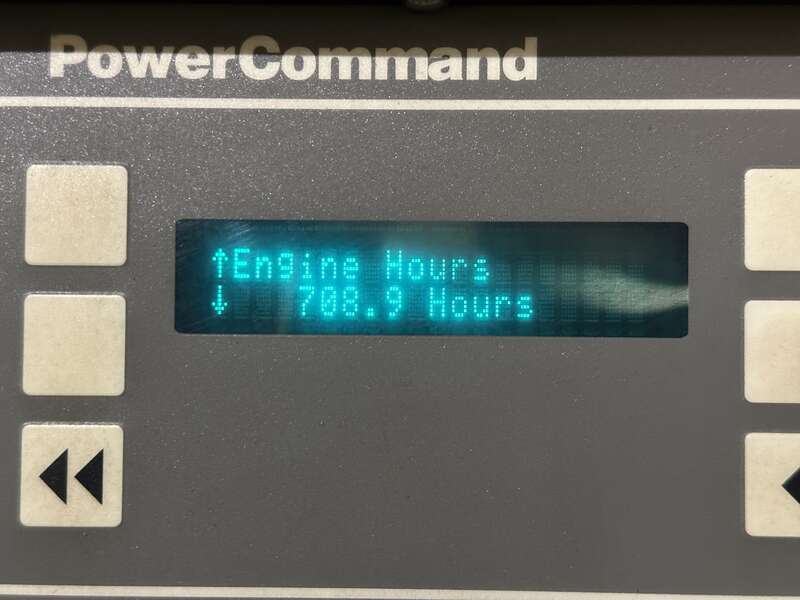 Used Cummins DGFC 6CTAA8.3-G2 Diesel Generator, 708 Hours