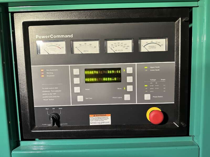 Used Cummins DFAB Diesel Generator, 226 Hrs