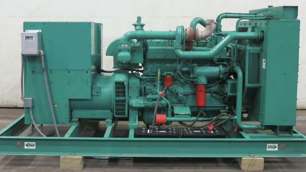 Used Cummins GFBC  GTA855-G3 Natural Gas Generator, 1139 Hrs