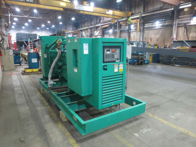 Used Cummins GFBC  GTA855-G3 Natural Gas Generator, 1139 Hrs