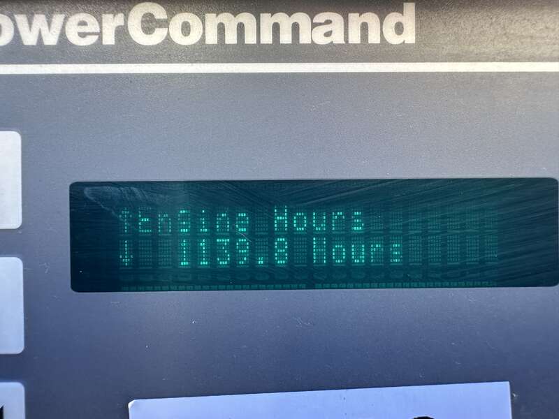 Used Cummins GFBC  GTA855-G3 Natural Gas Generator, 1139 Hrs