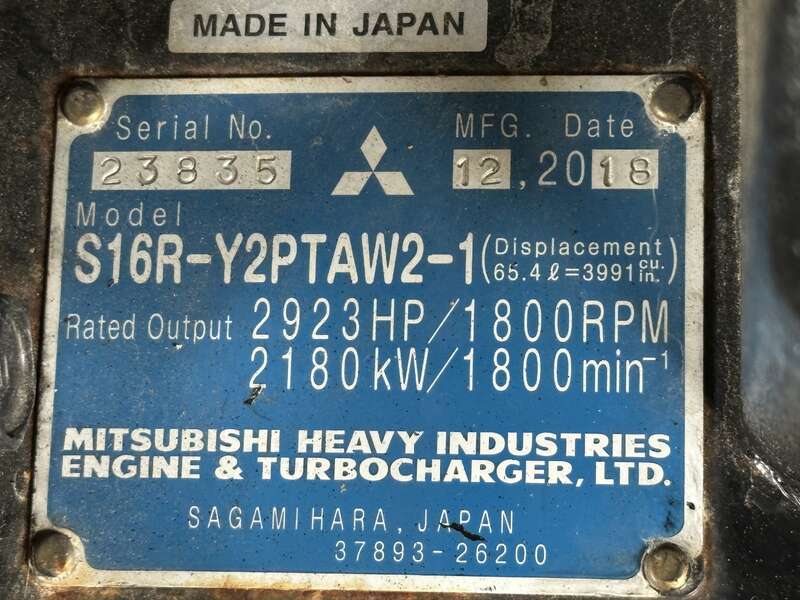 Used Kohler 2000REOZMD Diesel Generator, 223 Hrs, EPA Tier 2                            