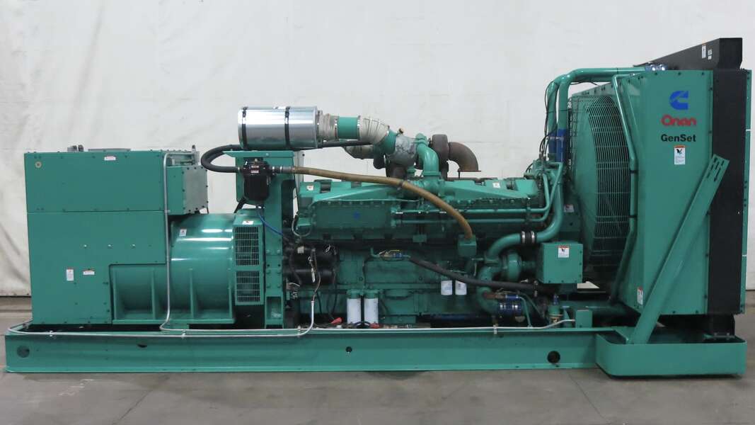 Used Cummins DFLC KTA50-G3 Diesel Generator, 496 Hrs