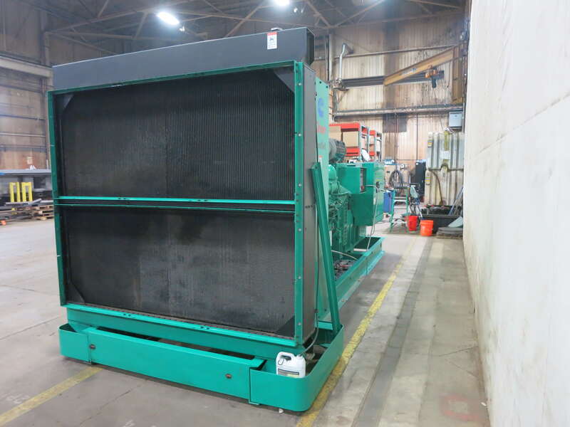 Used Cummins DFLC KTA50-G3 Diesel Generator, 496 Hrs