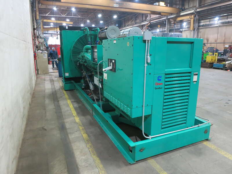 Used Cummins DFLC KTA50-G3 Diesel Generator, 496 Hrs