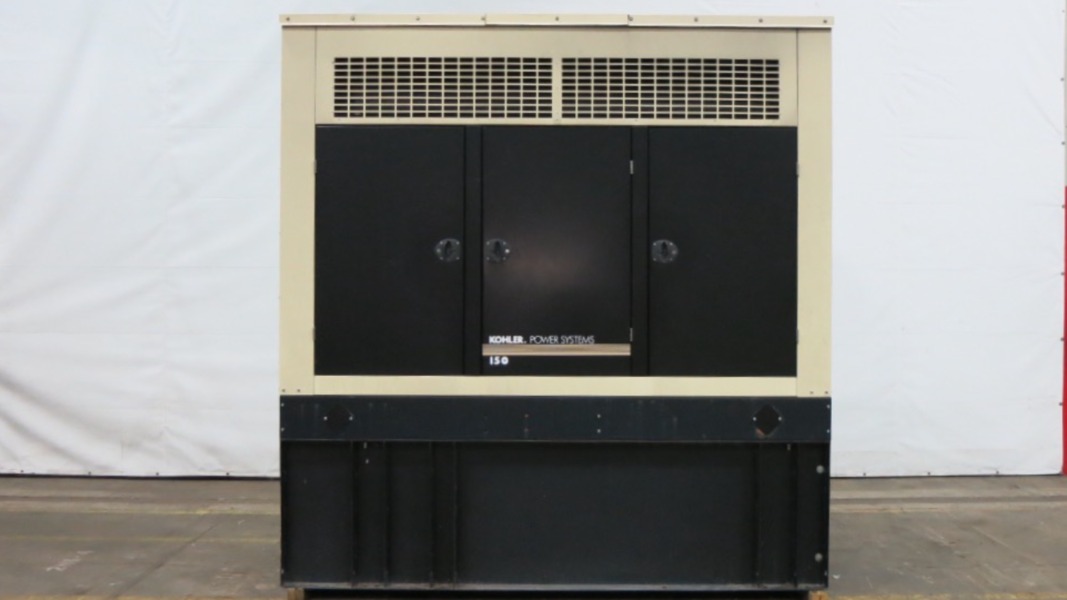 Used Kohler 150REOZJD Diesel Generator, 283 Hrs