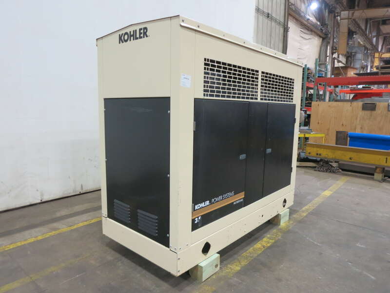 Used Kohler 45RZG LP Generator, TBD Hrs Single Phase