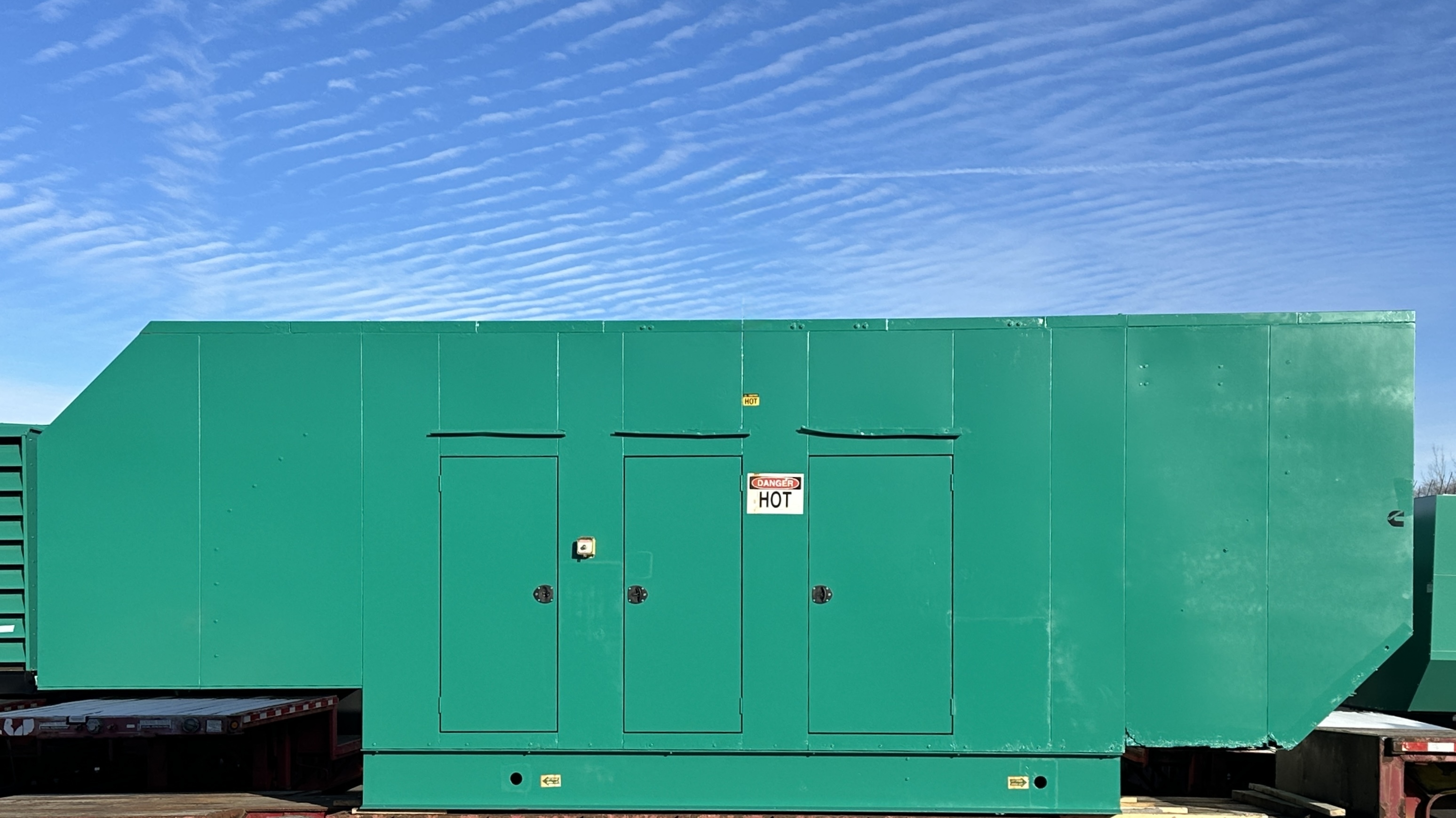 Used Cummins GFGA GTA38 Natural Gas Generator, 262 Hrs