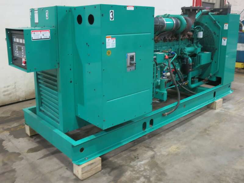 Used Cummins DFCC NTA-855-G3 Diesel Generator, 1047 Hrs 