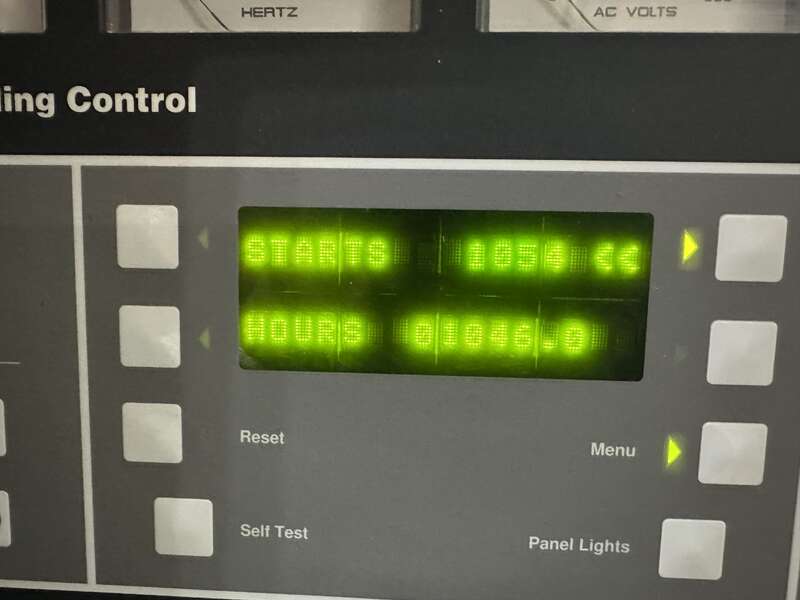 Used Cummins DFCC NTA-855-G3 Diesel Generator, 1047 Hrs 