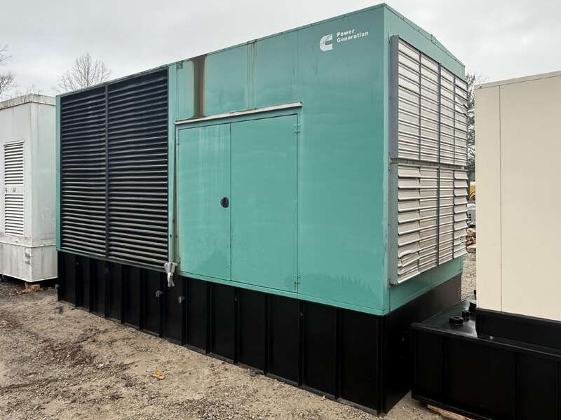 Used Cummins DFLC KTA50-G11 Diesel Generator, 989 Hrs 