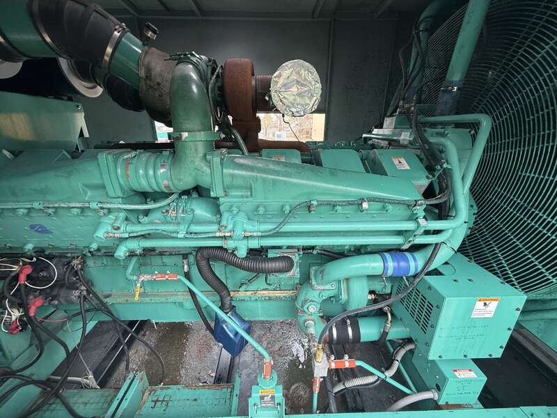 Used Cummins DFLC KTA50-G11 Diesel Generator, 989 Hrs 