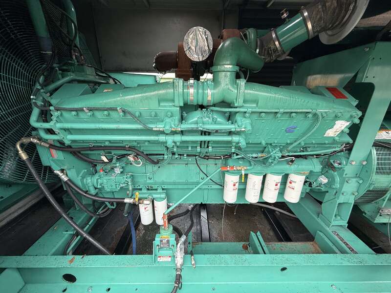 Used Cummins DFLC KTA50-G11 Diesel Generator, 989 Hrs 