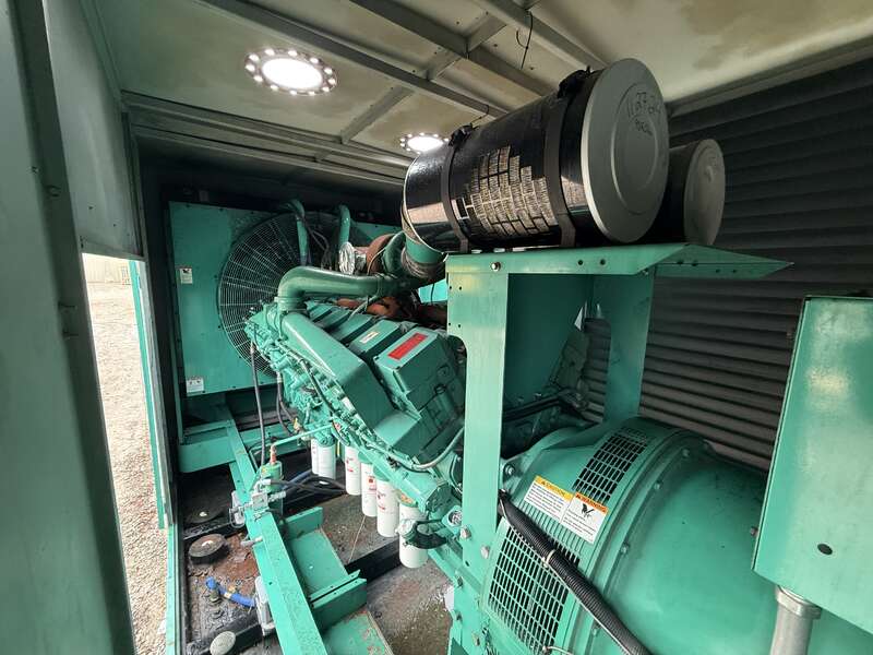 Used Cummins DFLC KTA50-G11 Diesel Generator, 989 Hrs 