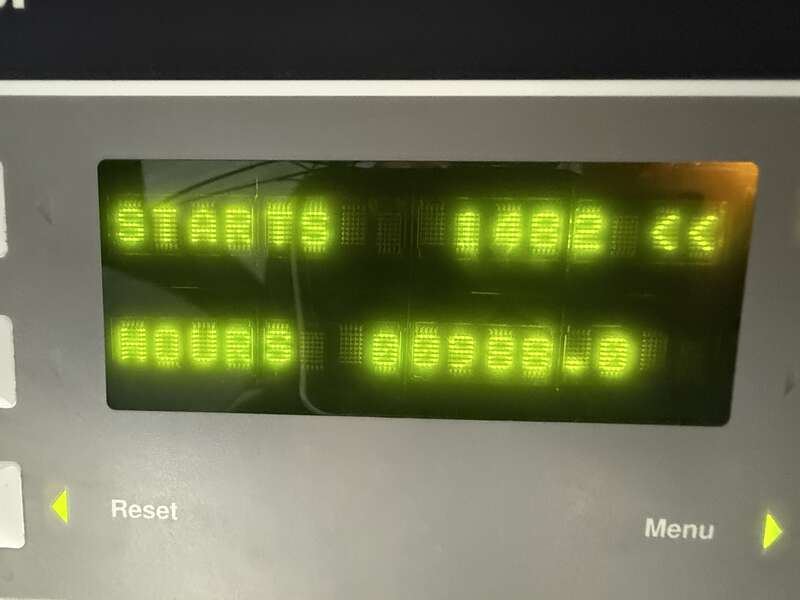 Used Cummins DFLC KTA50-G11 Diesel Generator, 989 Hrs 