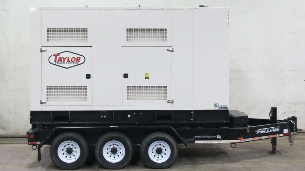Used Taylor TMC300 Rental Grade Diesel Generator, 1091 Hrs, EPA Tier 3 Flex 