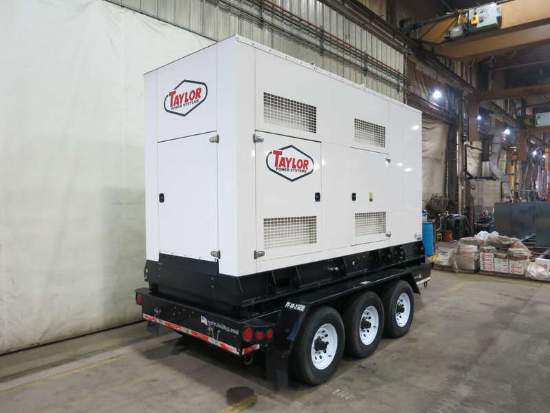 Used Taylor TMC300 Rental Grade Diesel Generator, 1091 Hrs, EPA Tier 3 Flex 