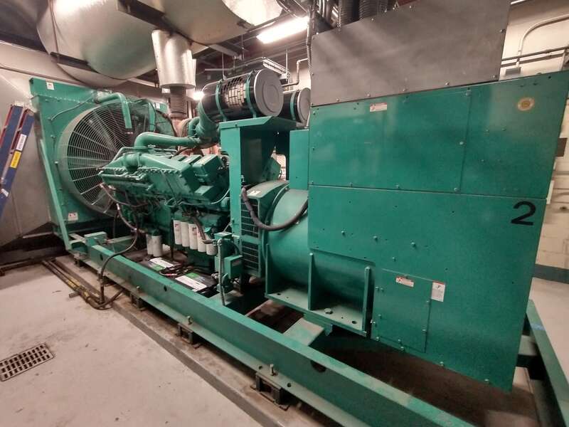 Used Cummins DFLC KTA50-G3 Diesel Generator, 1454 Hrs                            