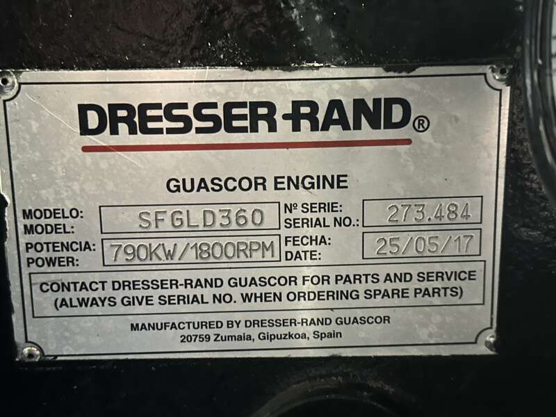 Used Kohler 750REZK Natural Gas Generator, 759 Hrs, EPA Certified 