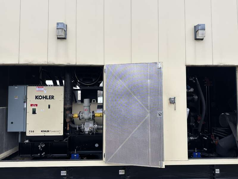 Used Kohler 750REZK Natural Gas Generator, 759 Hrs, EPA Certified 