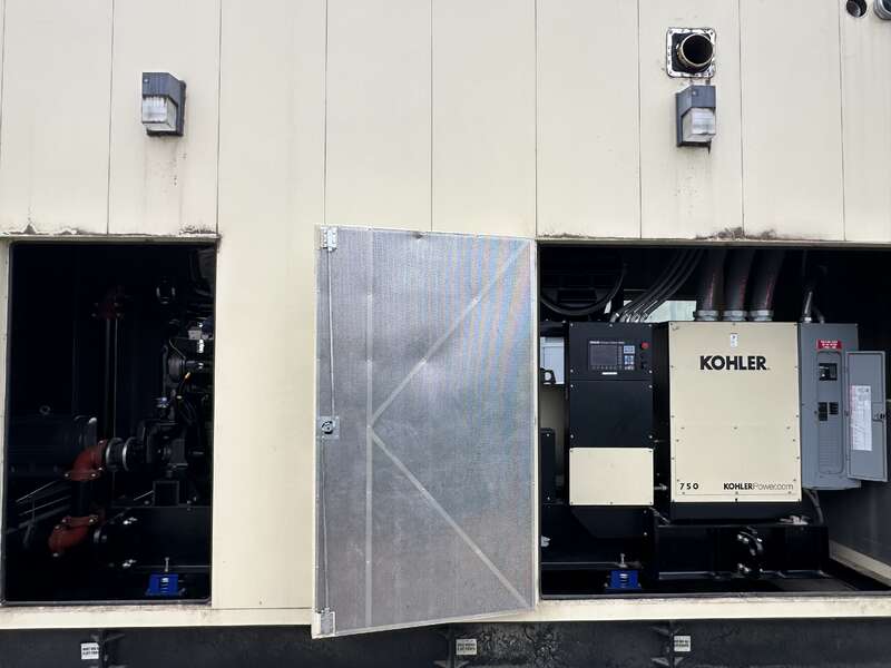 Used Kohler 750REZK Natural Gas Generator, 759 Hrs, EPA Certified 