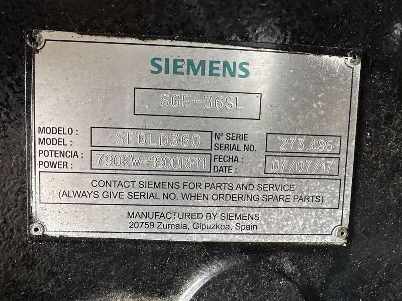 Used Kohler 750REZK Natural Gas Generator, 979 Hrs, EPA Certified 