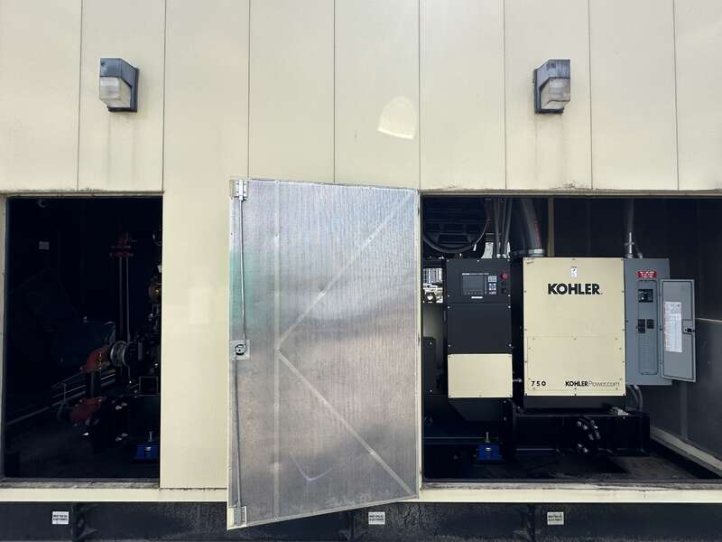 Used Kohler 750REZK Natural Gas Generator, 979 Hrs, EPA Certified 