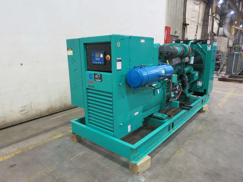 Used Cummins DFCE NTA855-G5 Diesel Generator, 1021 Hrs                            