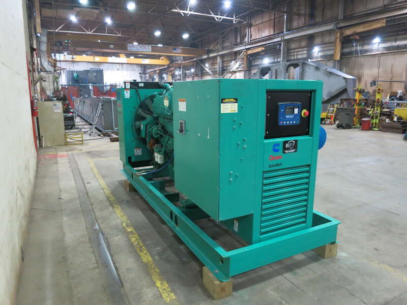 Used Cummins DFCE NTA855-G5 Diesel Generator, 1021 Hrs                            