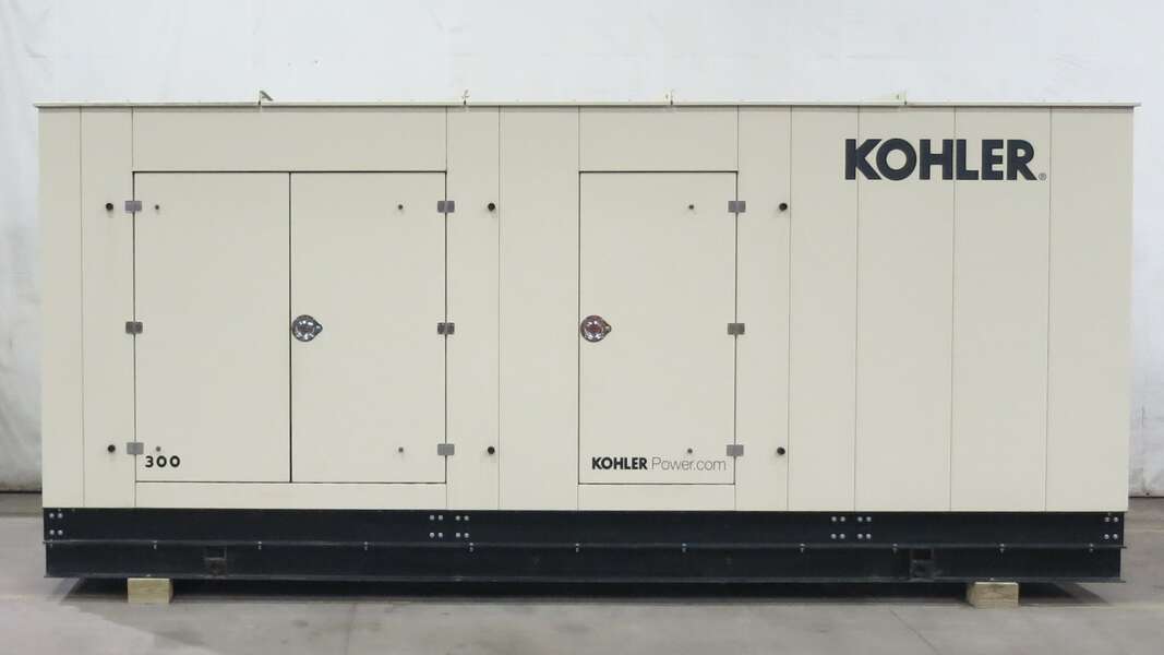Used Kohler 300REZXB Natural Gas Generator, 546 Hrs, EPA Certified 