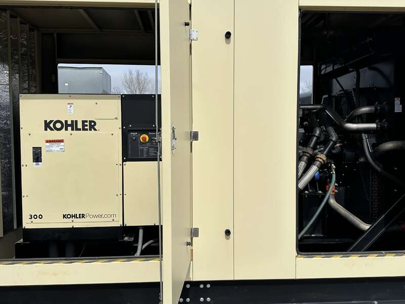Used Kohler 300REZXB Natural Gas Generator, 546 Hrs, EPA Certified 