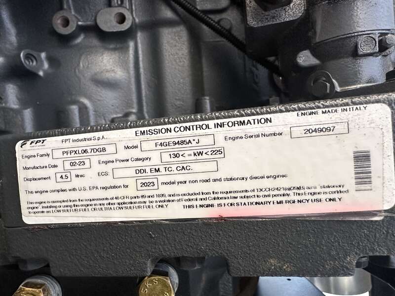 Used Generac SD080 Diesel Generator, 4 Hrs, EPA Tier 3 