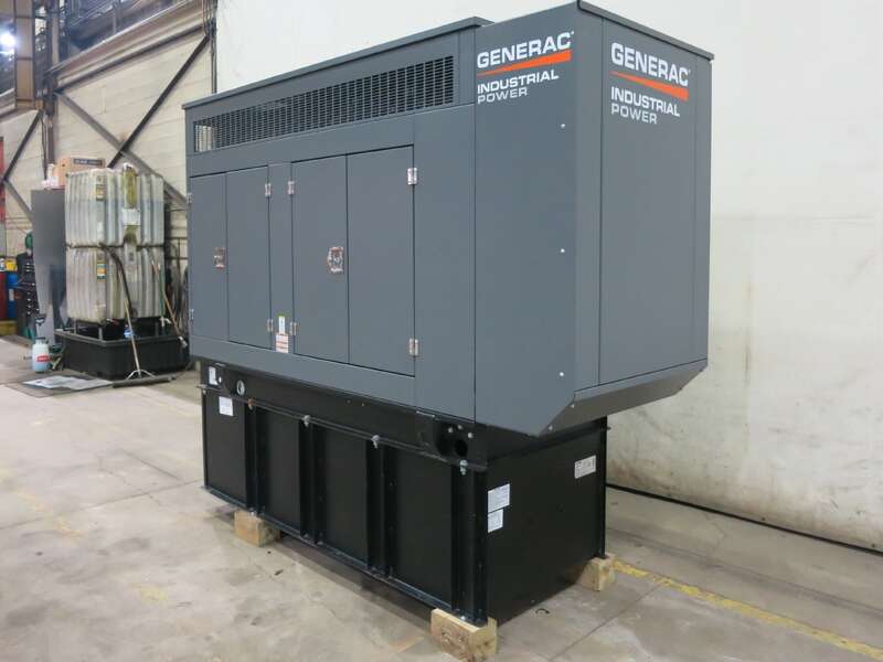 Used Generac SD080 Diesel Generator, 4 Hrs, EPA Tier 3 